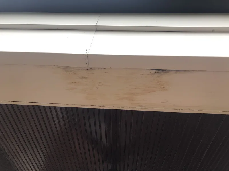 Close-up of Gutter Cleaning work by Roof & Nail in Olive Branch